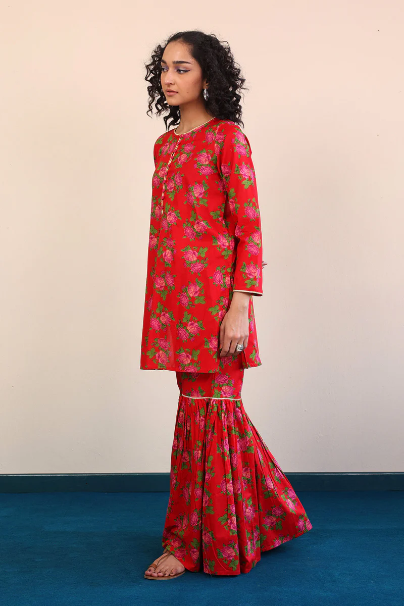 Gulab Gharara Set - Image 3