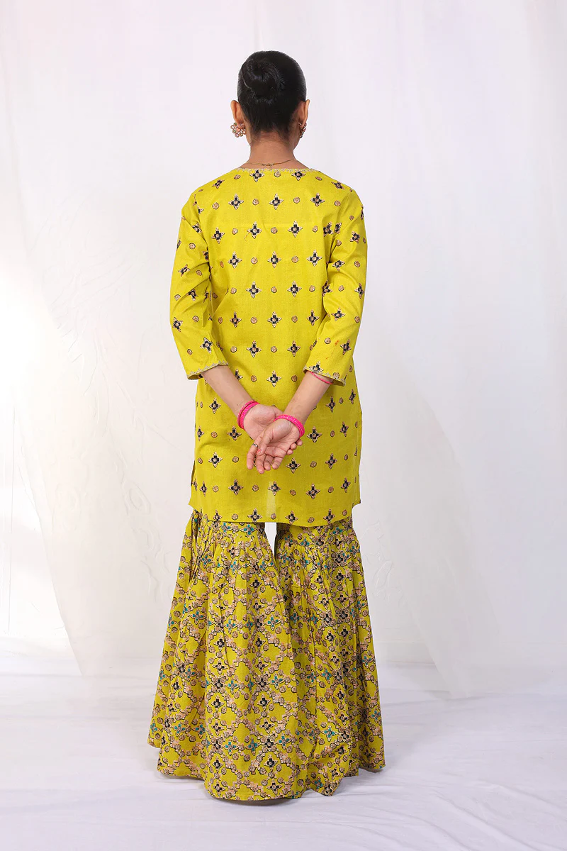 Zarnigar Gharara Set - Image 4
