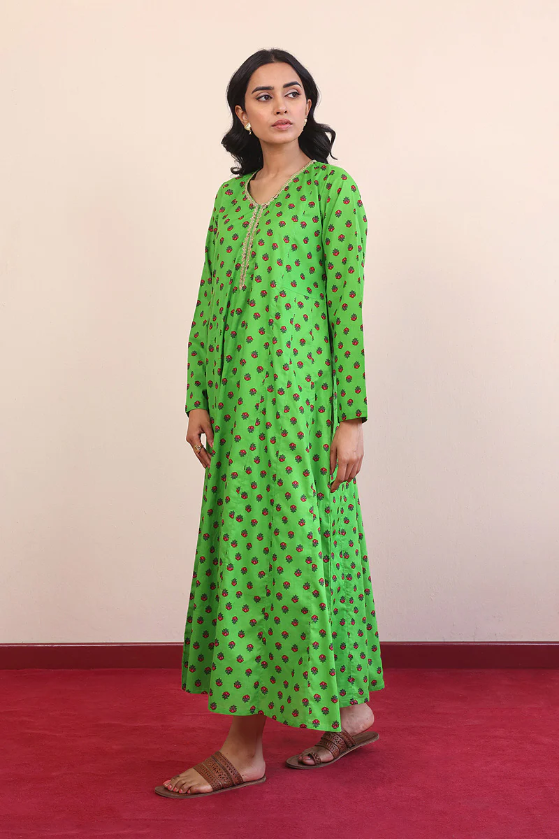 Afghani Flared Dress - Image 3
