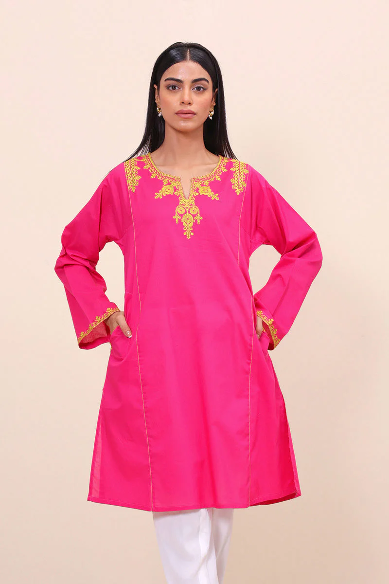 Gul Meena Embroidered Kurta - Image 15