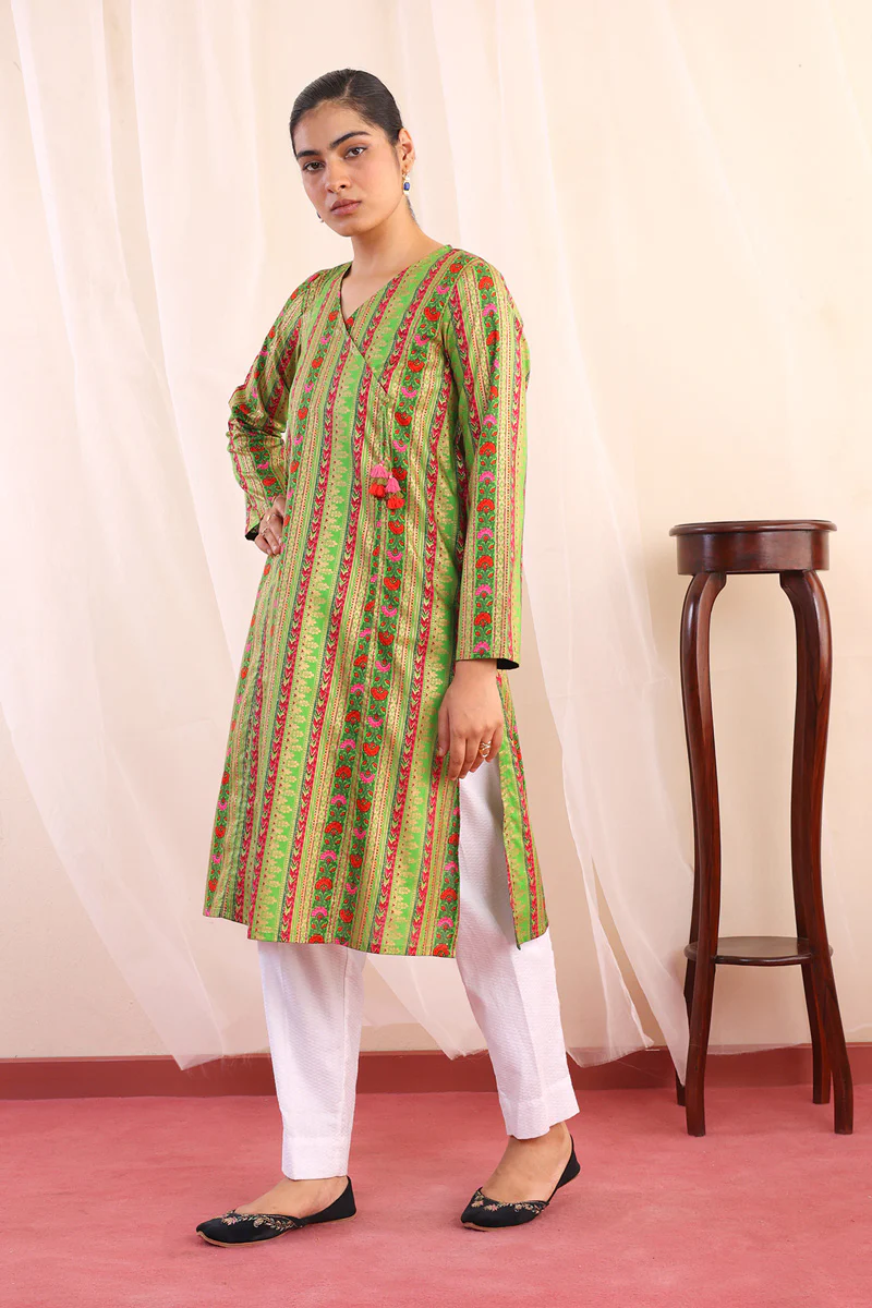 Zarnigar Angarkha Shirt - Image 3