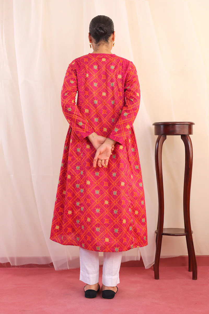 Phulkari Flared Shirt - Image 5