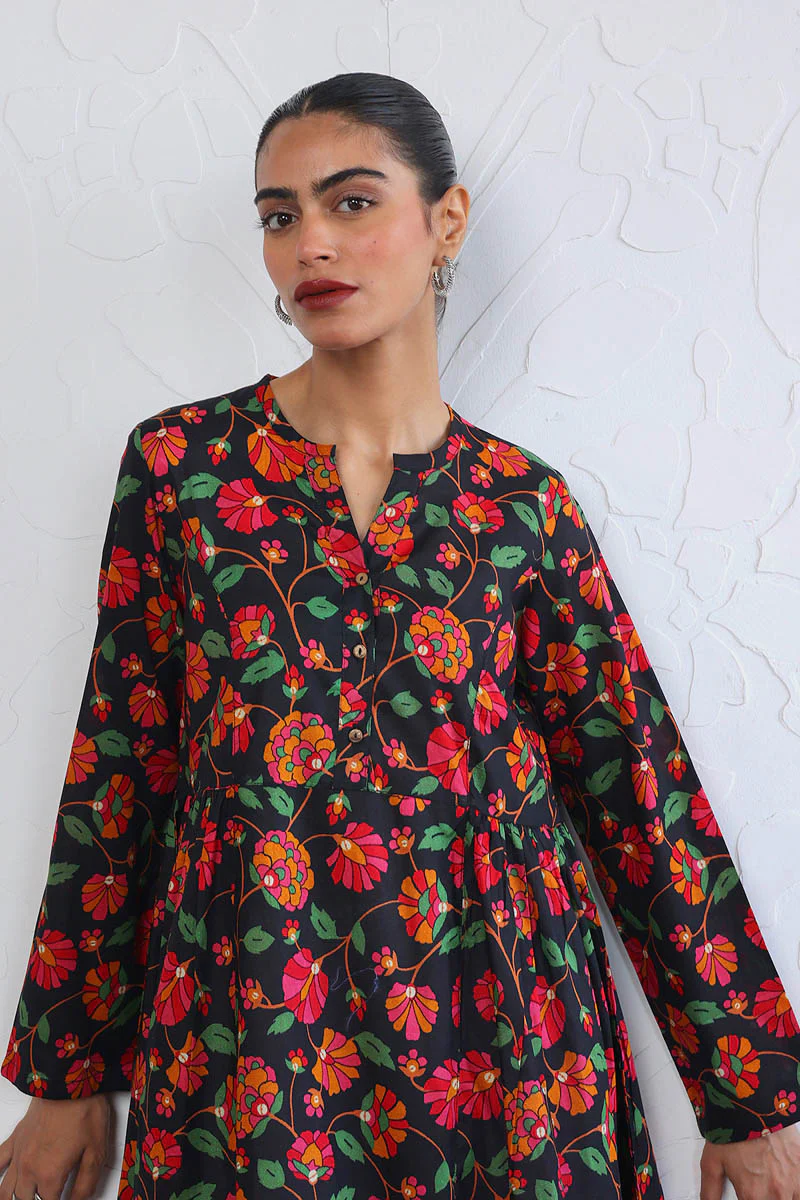 Paithani Tiered Dress - Image 2