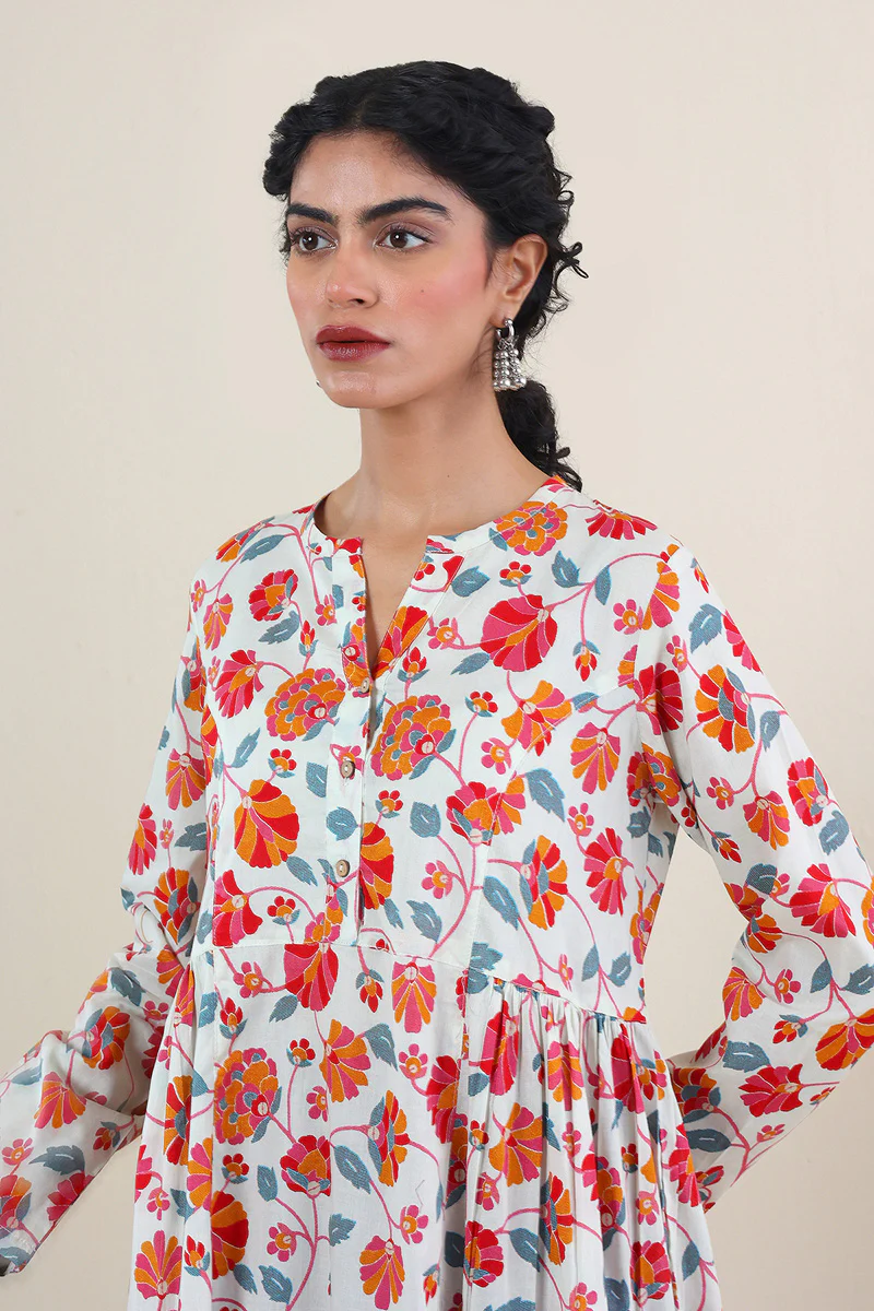 Paithani Tiered Dress - Image 8