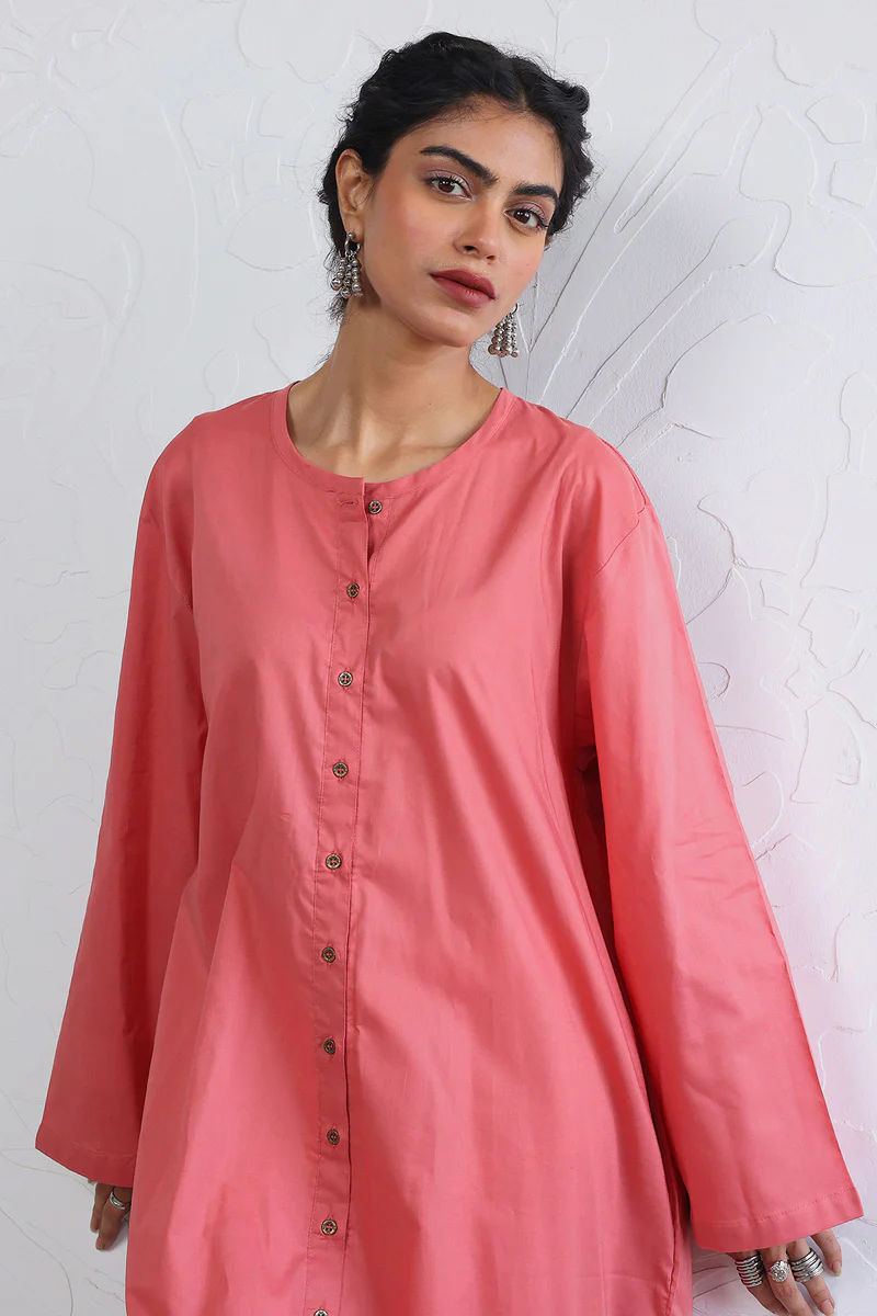 Meena Chai Pink Kurta - Image 2