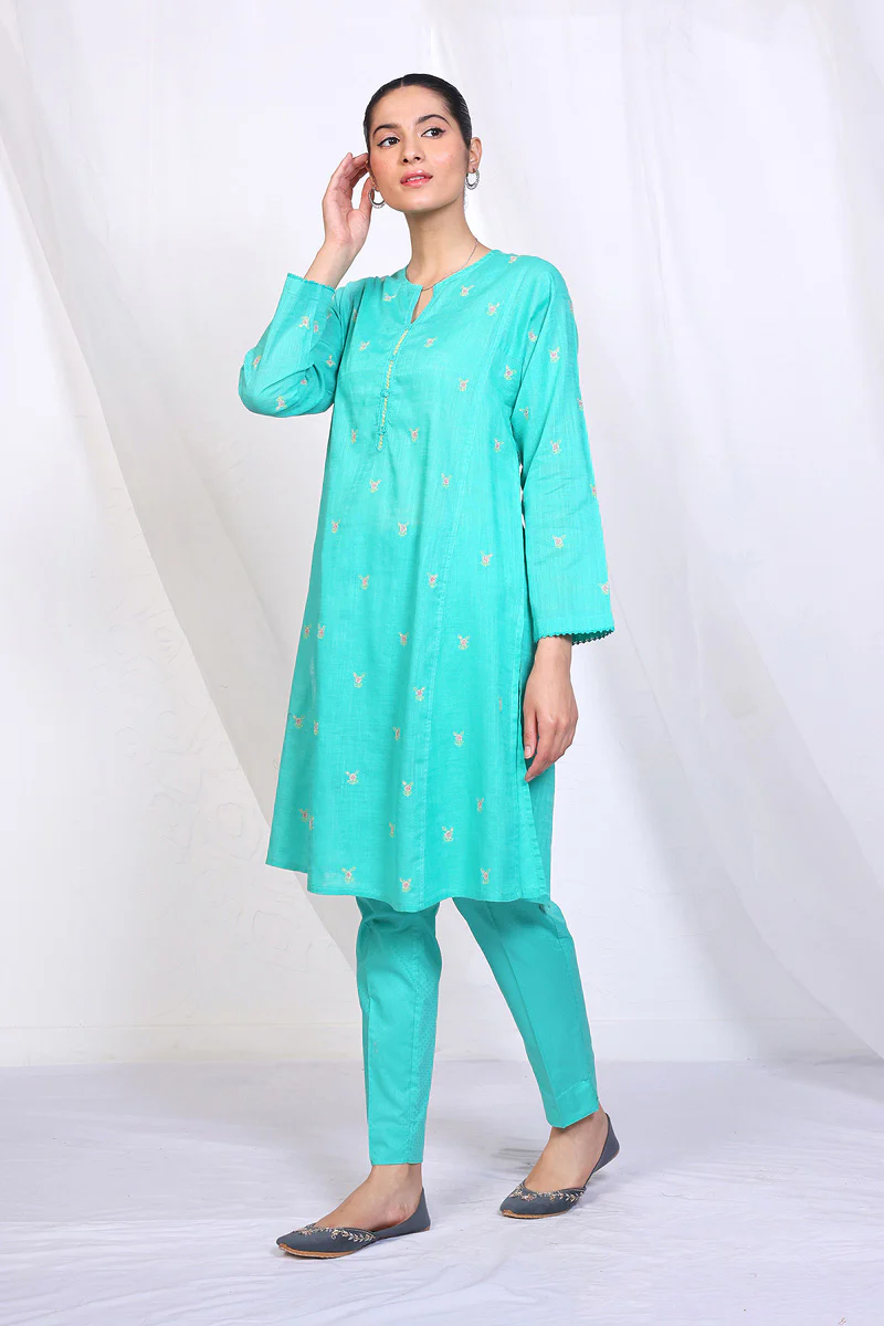 Sunehri Phool Embroidered 2-Piece - Image 3