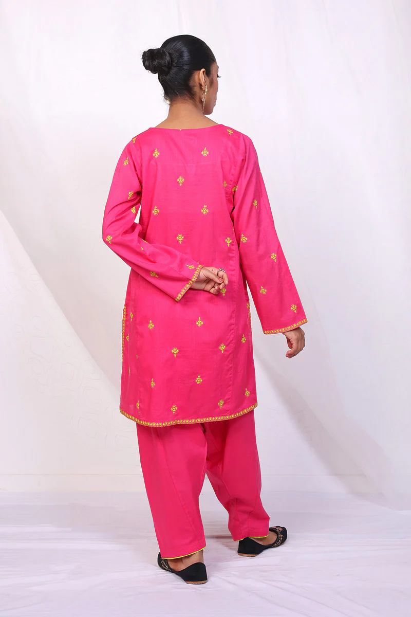 Rangeen Embroidered Set - Image 4