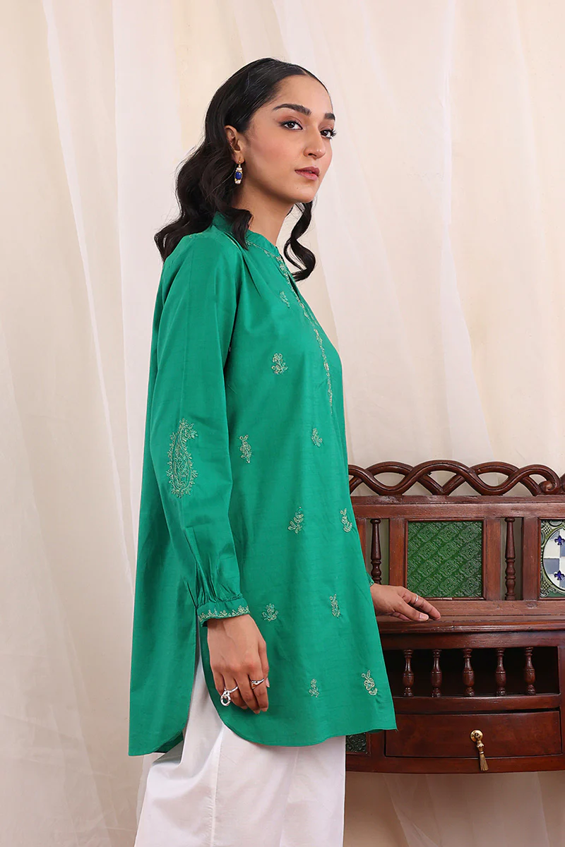 Desi Dreams Embroidered Kurti - Image 3