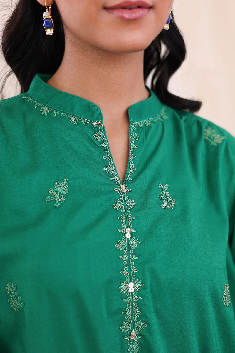 Desi Dreams Embroidered Kurti - Image 4