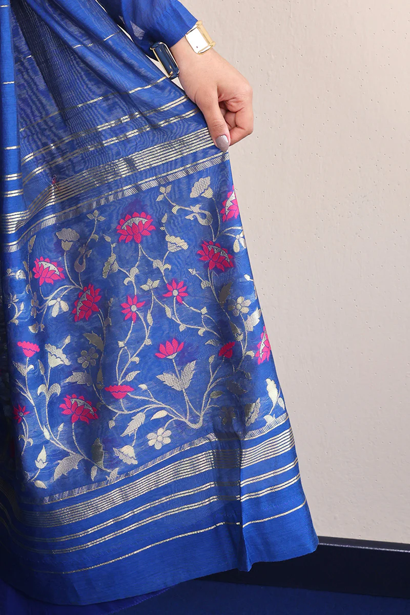 Pathani Peekaboo Royal Sari - Image 4