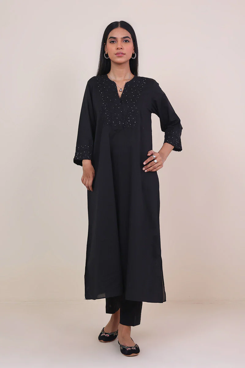 Rung E Bahaar Hand Embroidered Kurta - Image 7