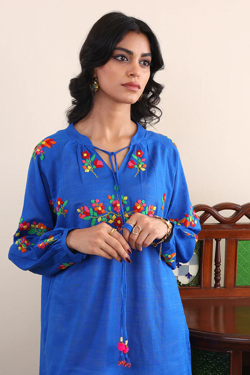 Bohemia Patti Work Tunic - Image 2