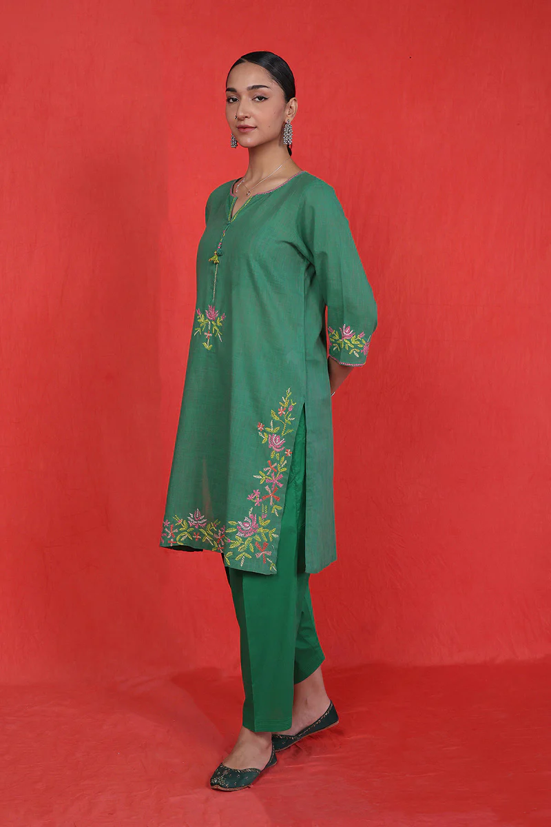 Floret Hand Embroidered 2-Piece - Image 3
