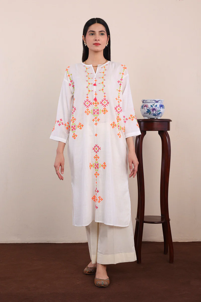 Rang Mahal Hand Embroidered Set - Image 6