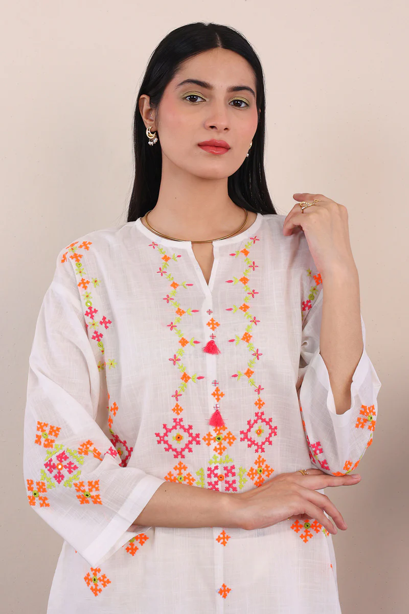 Rang Mahal Hand Embroidered Set - Image 7