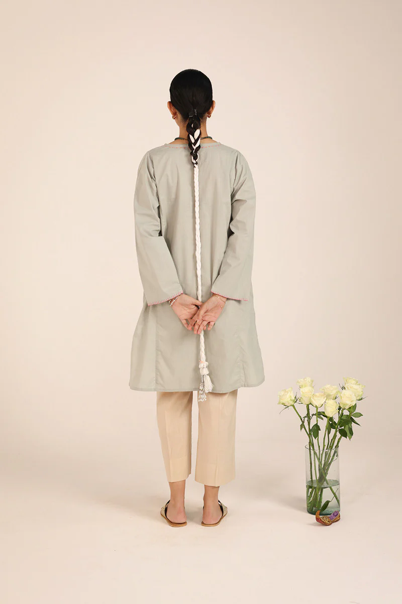 Spring Florets Lustrous Kurta - Image 6
