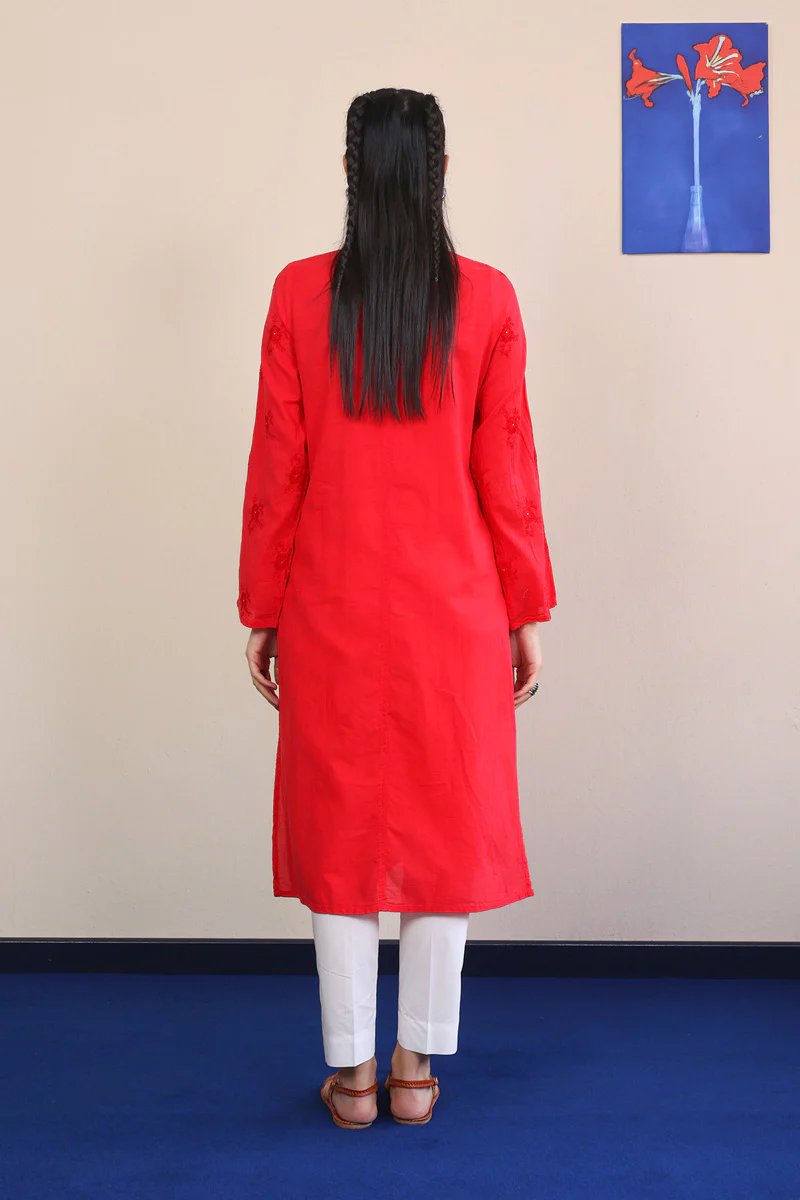 Baagh Embroidered Kurta - Image 4