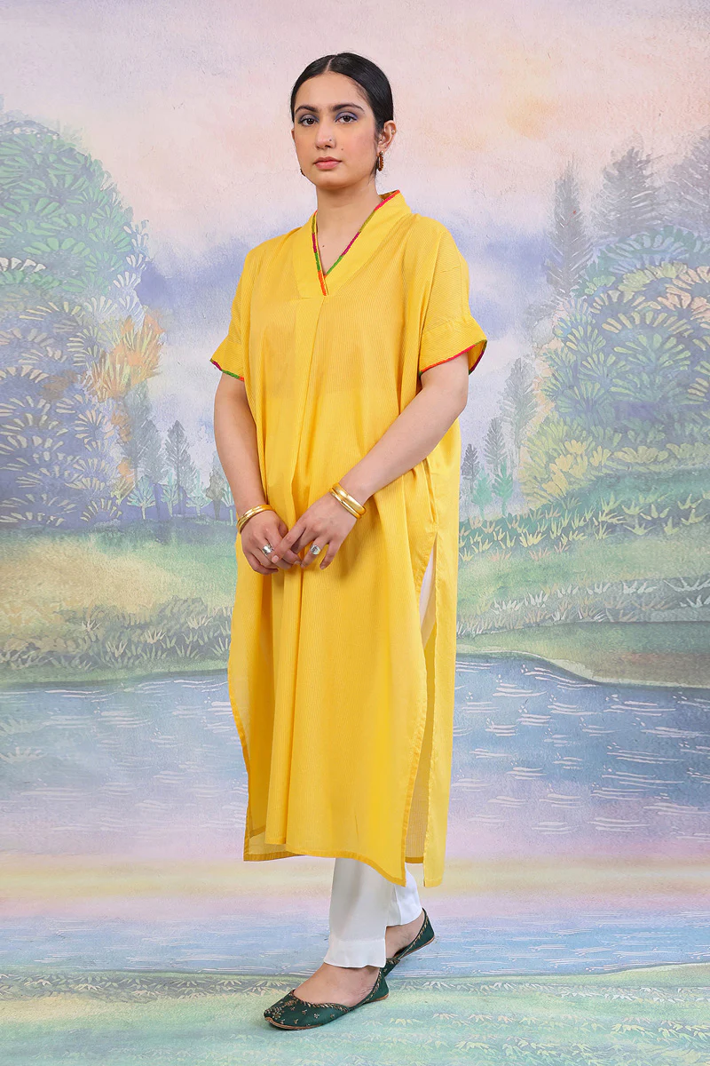 Malmal Boxy Kurta - Image 2