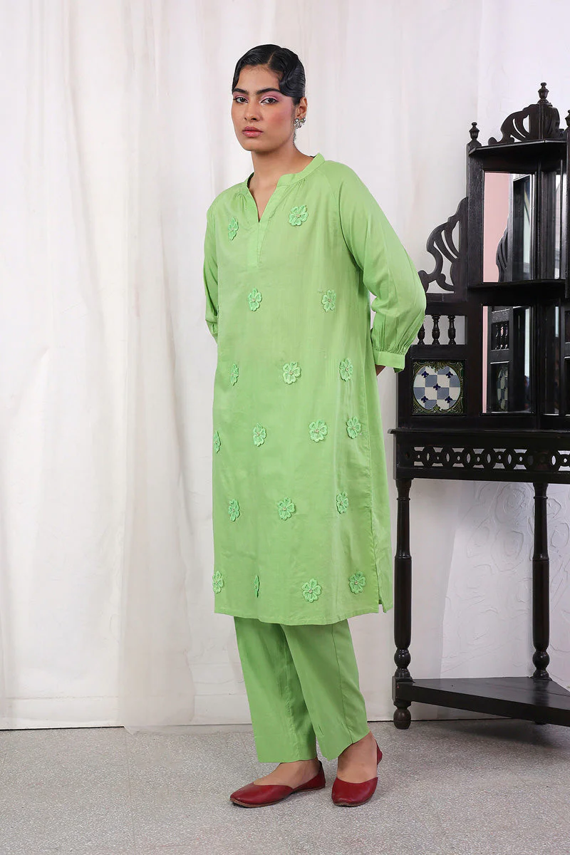 Mocktail Floral Embroidered Set - Image 7