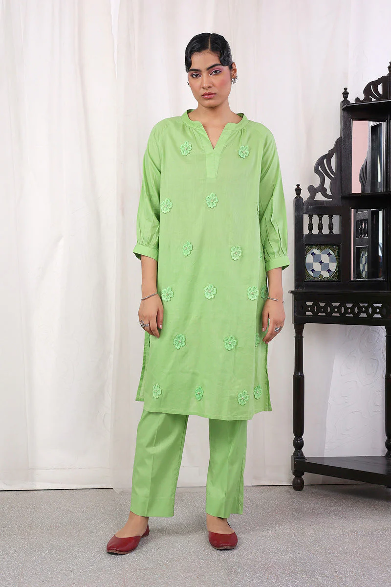 Mocktail Floral Embroidered Set - Image 8