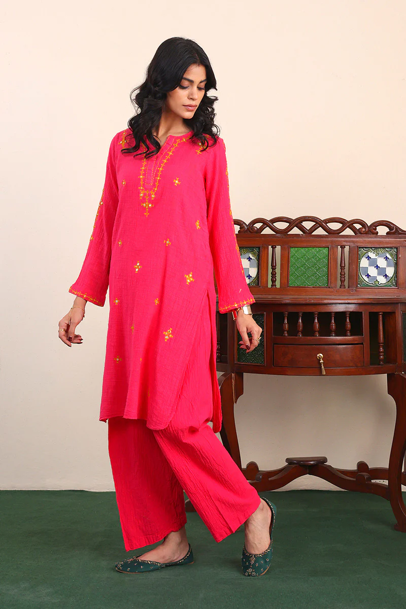 Whisper Embroidered 2-Piece Set - Image 3