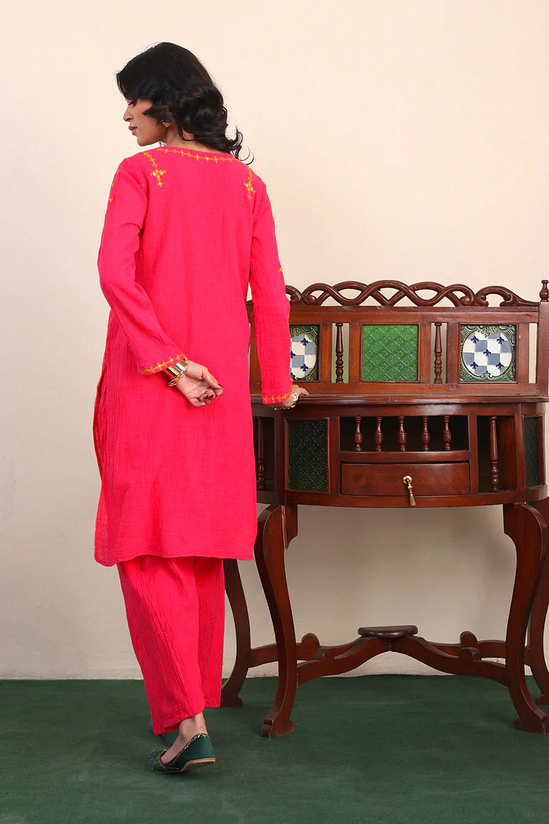 Whisper Embroidered 2-Piece Set - Image 4