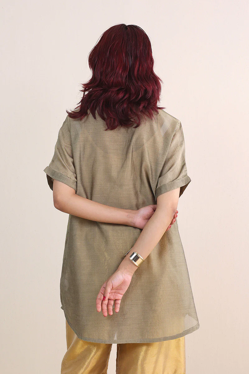 Fleur Amour Chanderi Blend Top - Image 6