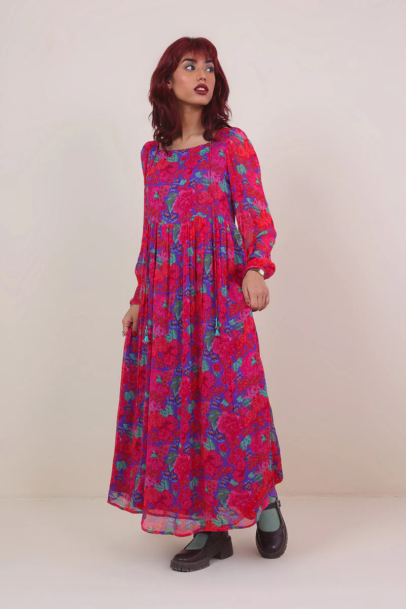 Mix Tape Chiffon Dress - Image 7