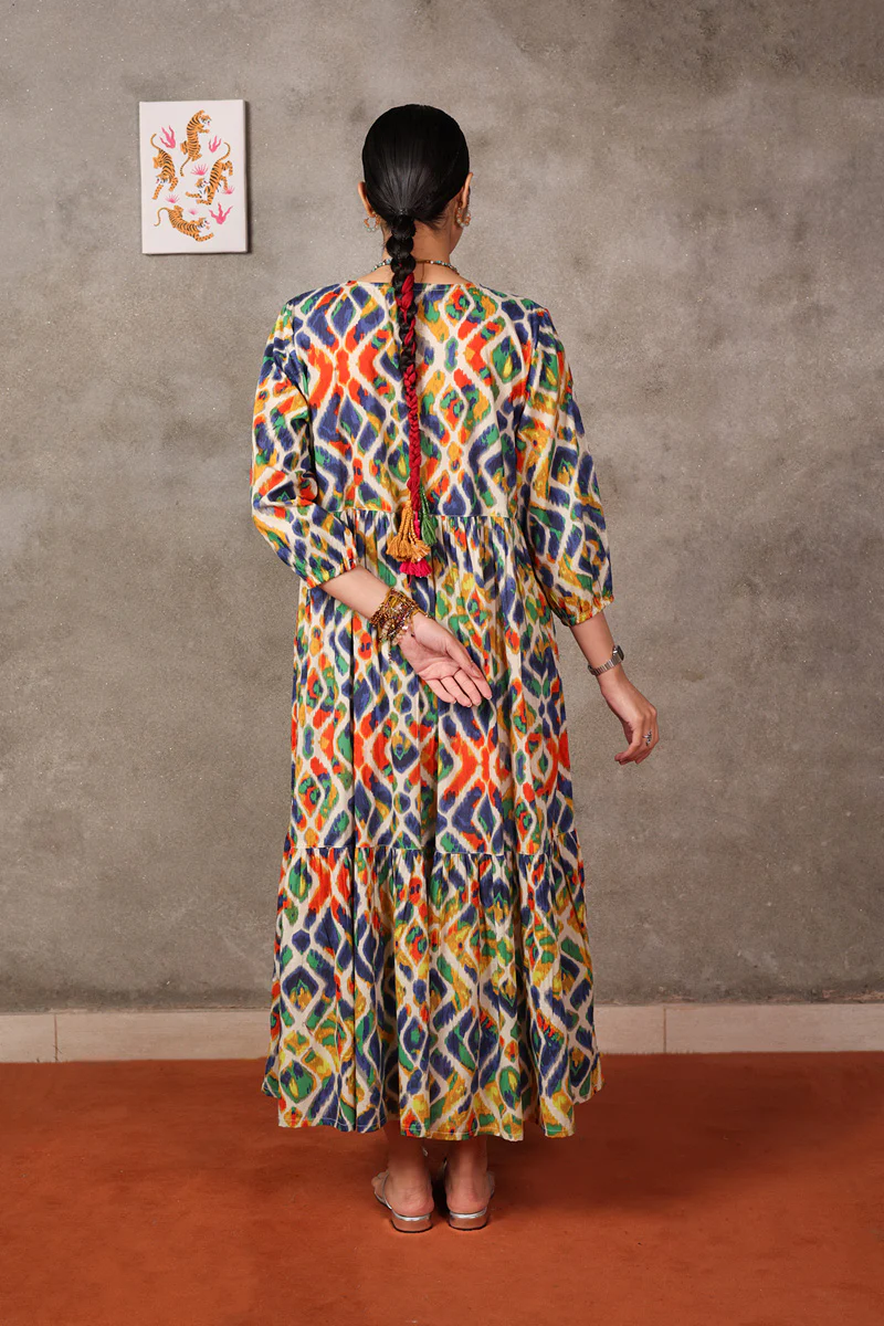 Ikkat Mystique Frock - Image 16