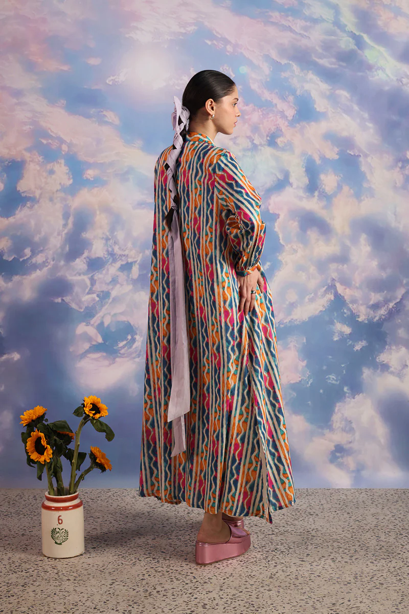 Tinted Ikkat Kurta - Image 12