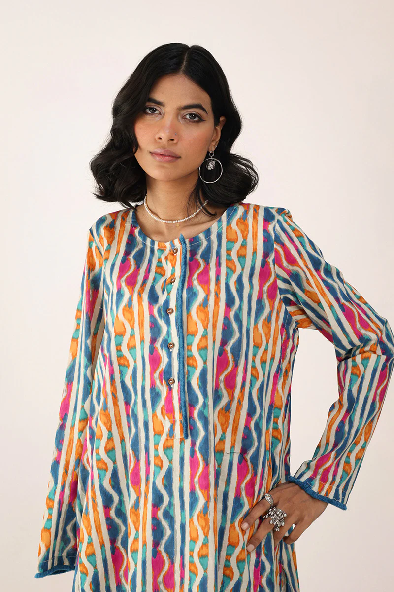 Ikkat Everlane Twin Set - Image 8