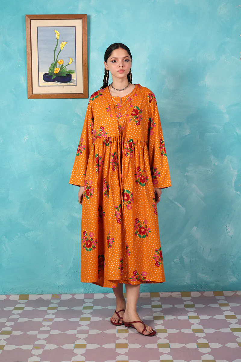 Serene Folk Garden Kurta - Image 14