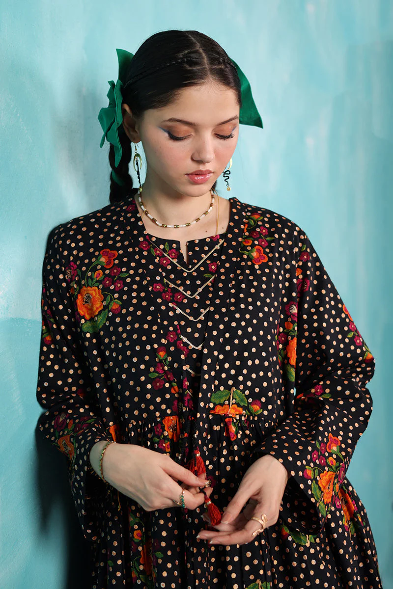 Serene Folk Garden Kurta - Image 22