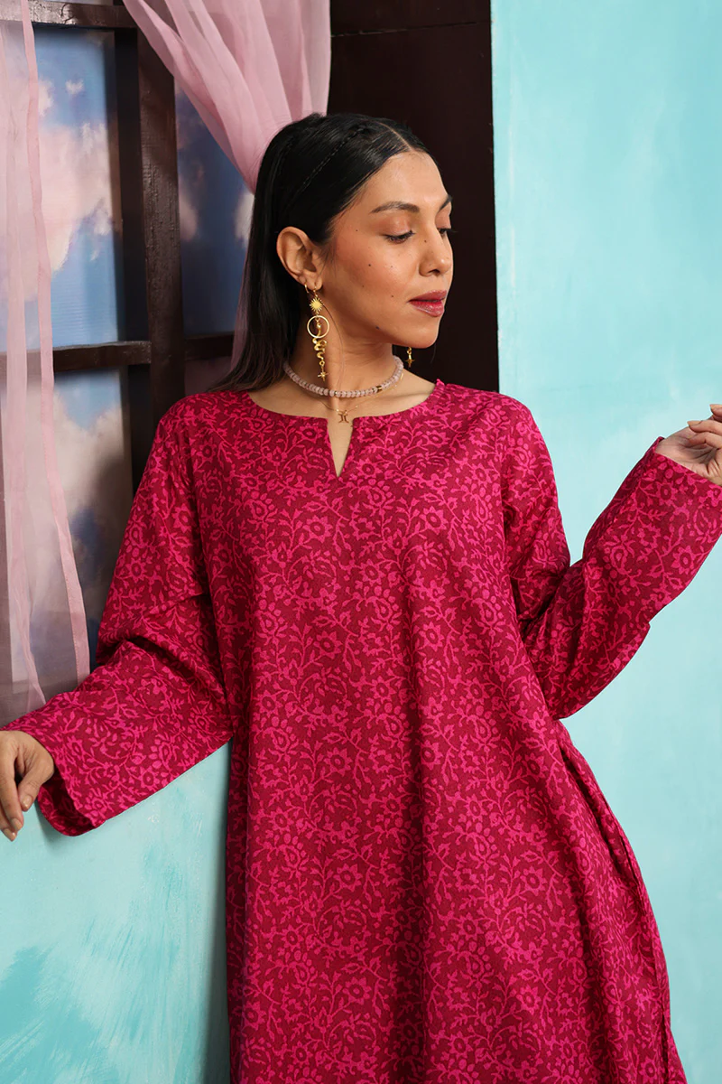 Contrast Printed Feather Flow Set - Image 15
