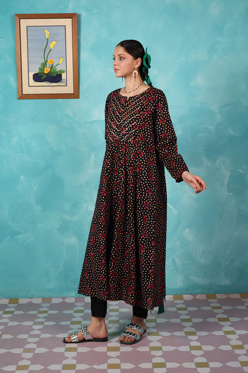 Folk Garden Dress - Image 3