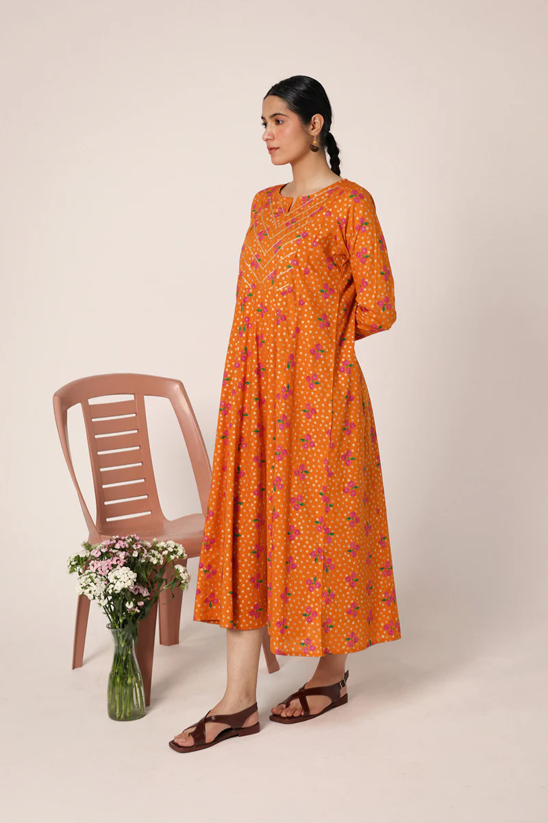 Folk Garden Dress - Image 7