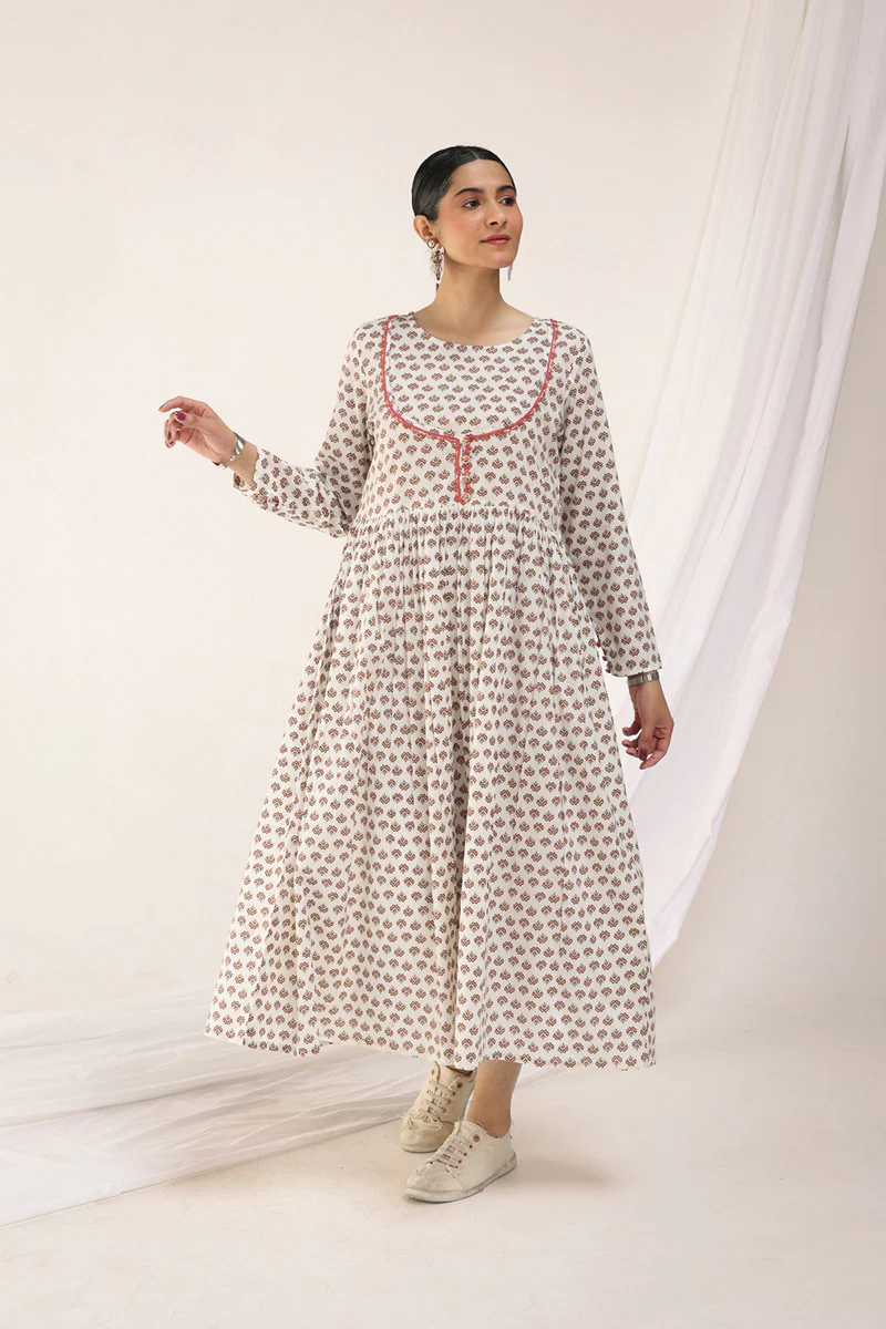 Rang Mahal Printed Dress - Image 11
