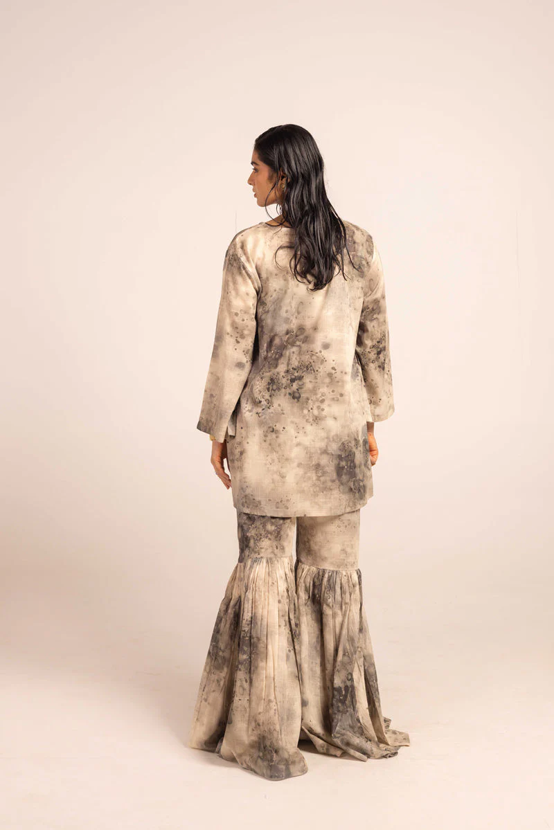 Splash Tastic Gota Glint Gharara Set - Image 24