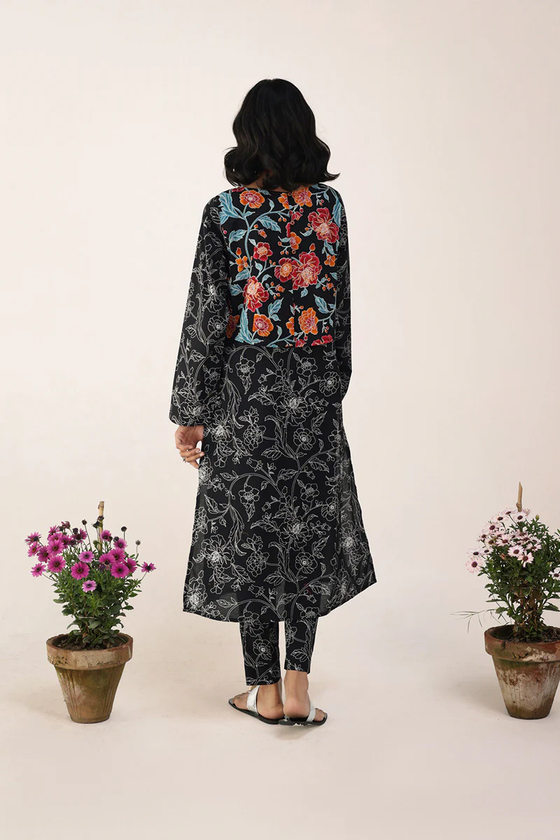Chintz Garden Koti Ensemble - Image 3