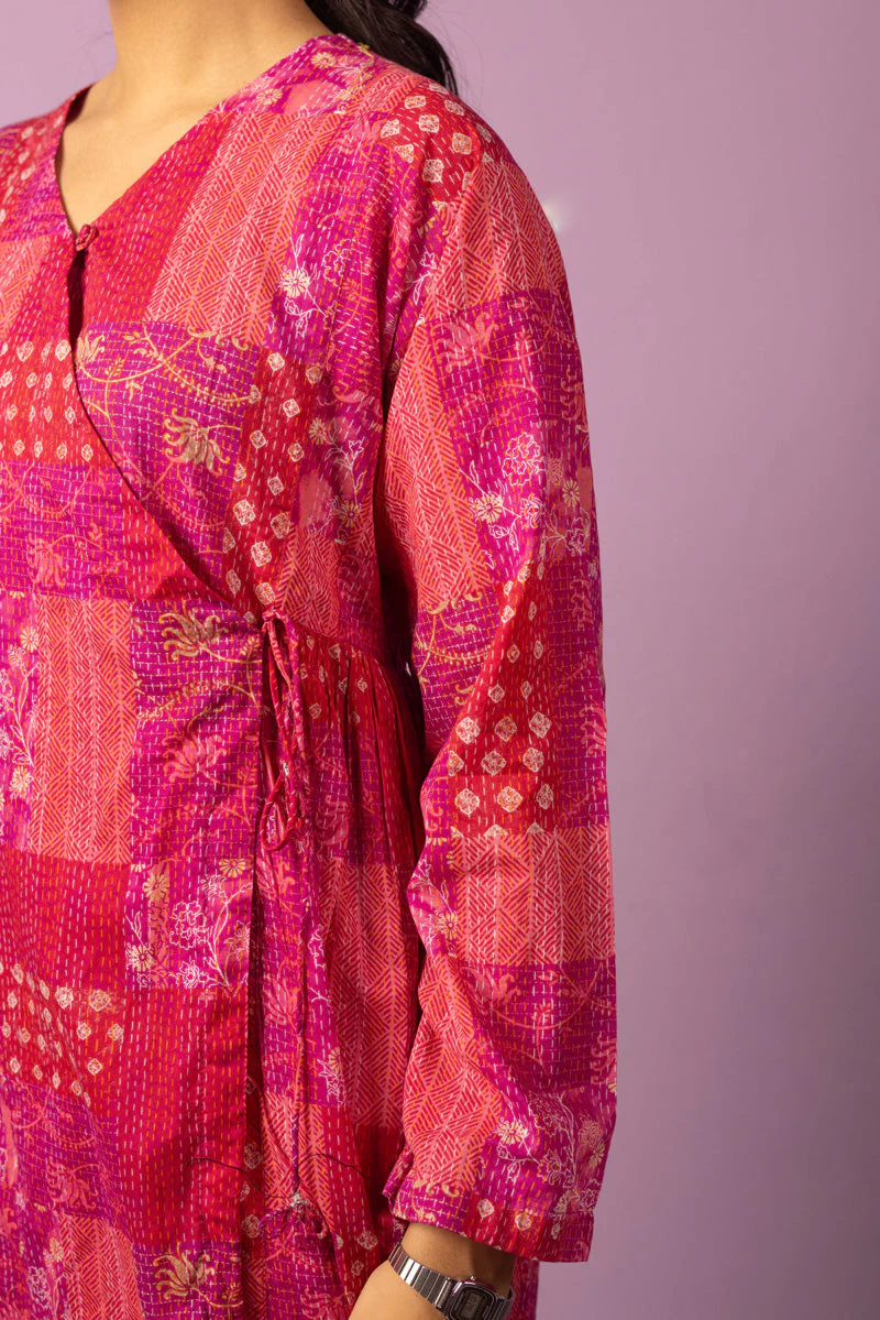 Kantha Angrakha Ensemble - Image 13
