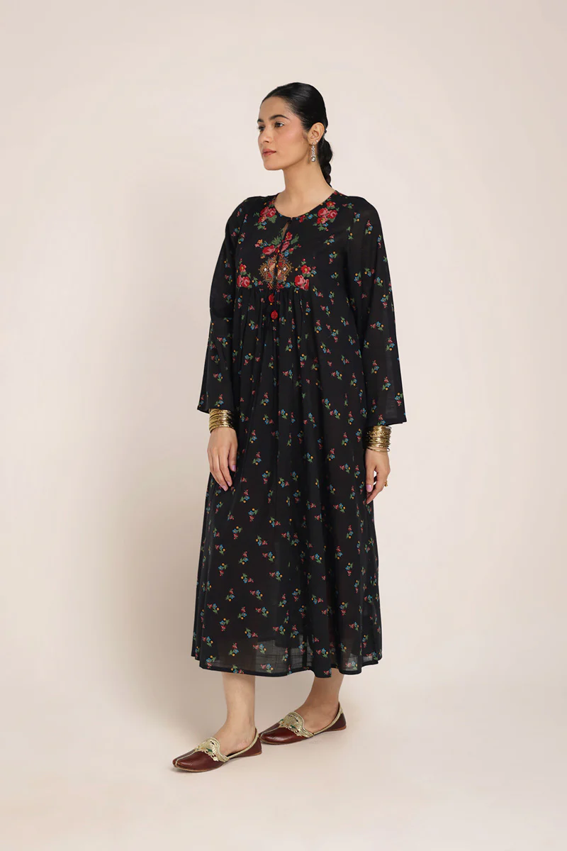 Balochi Garden Flared Frock