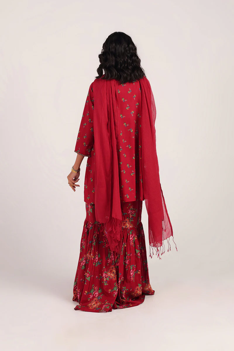 Balochi Garden Gharara Set - Image 12