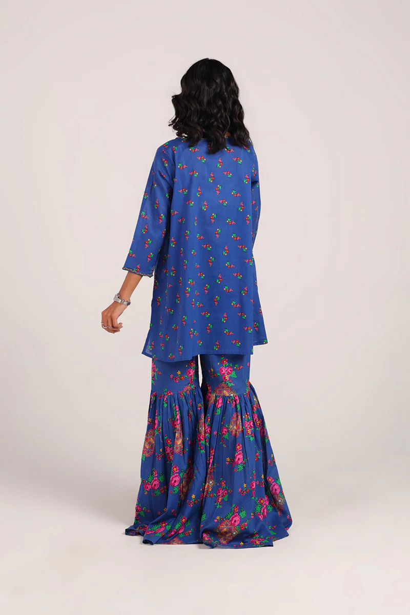 Balochi Garden Gharara Set - Image 8