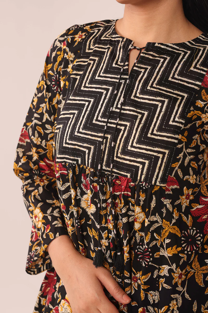 Blooming Bagh Flare Frock - Image 2