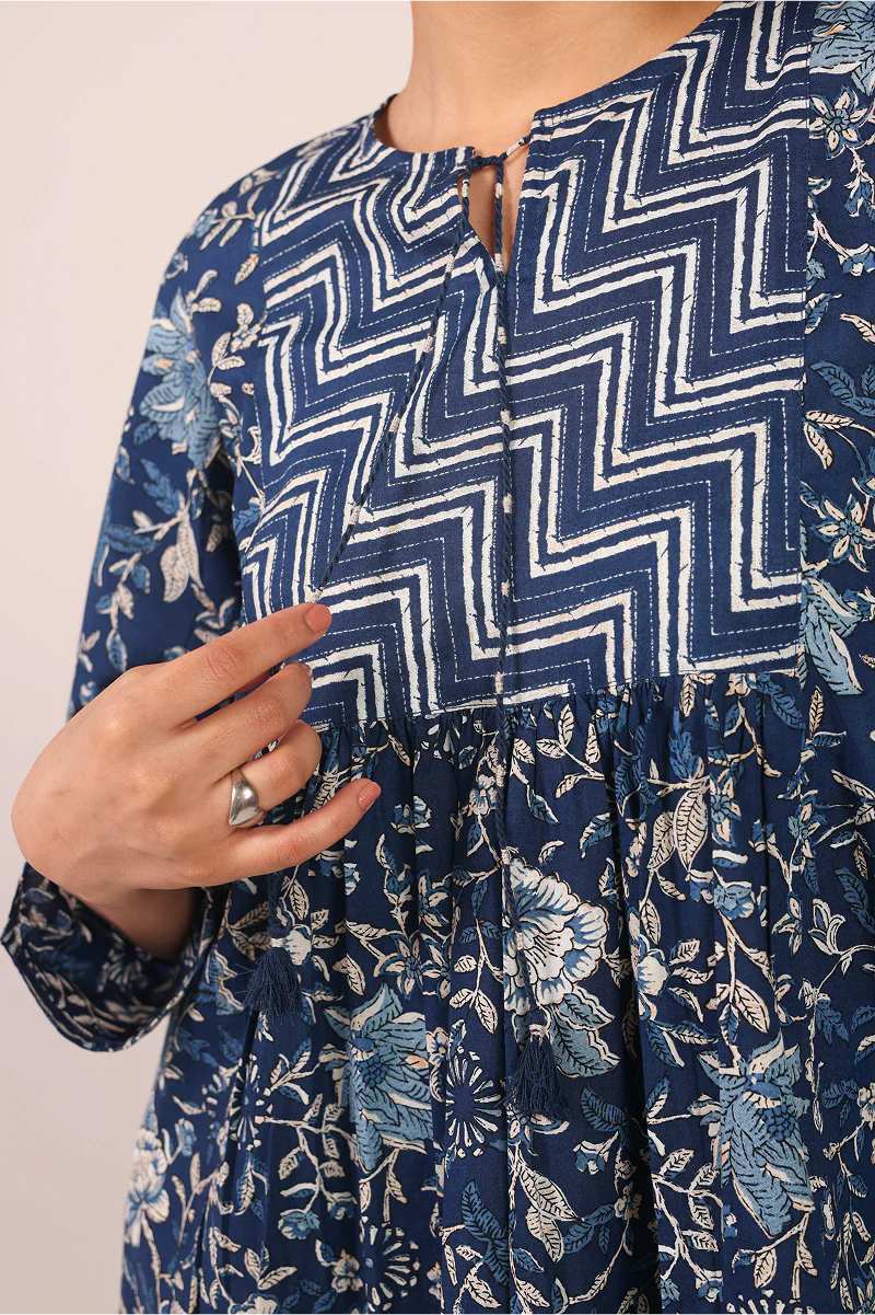 Blooming Bagh Flare Frock - Image 7