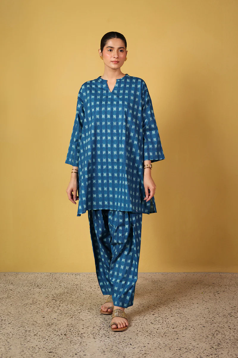 Ikat Dye Drift Co-Ord Set - Image 7