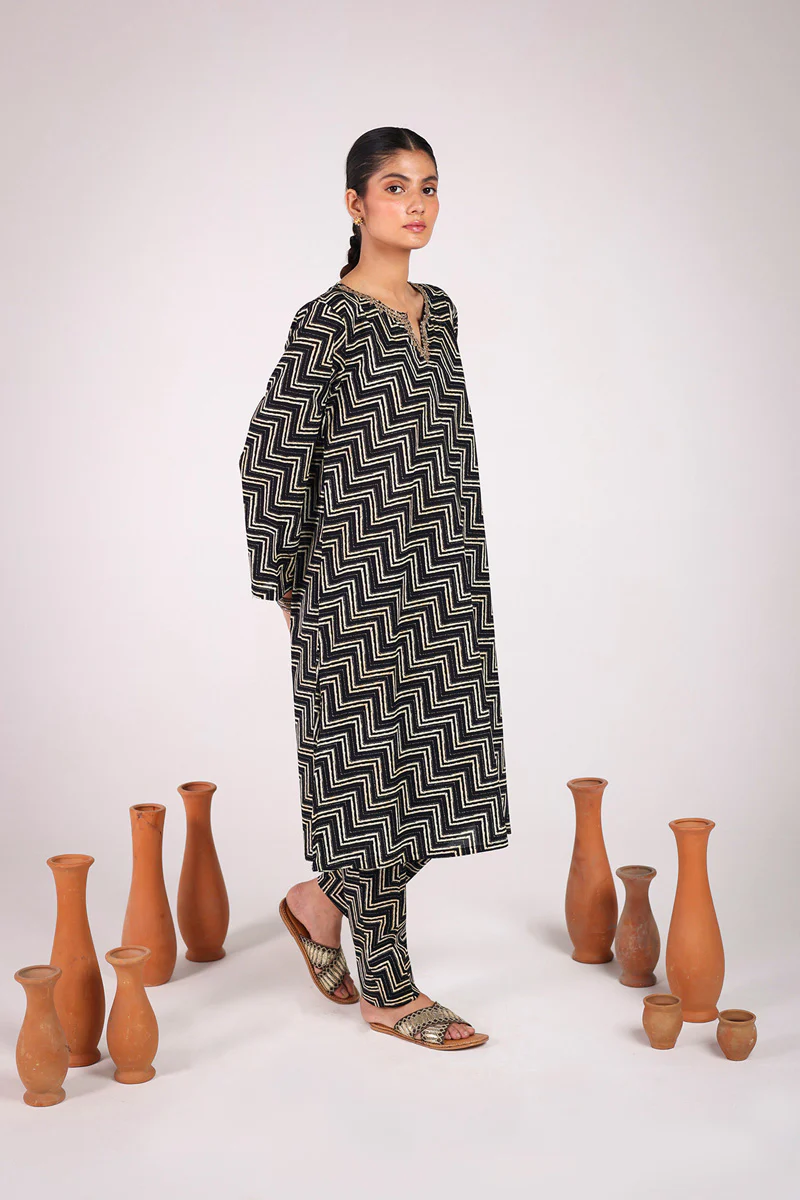 Blooming Bagh Chevron Duo - Image 4