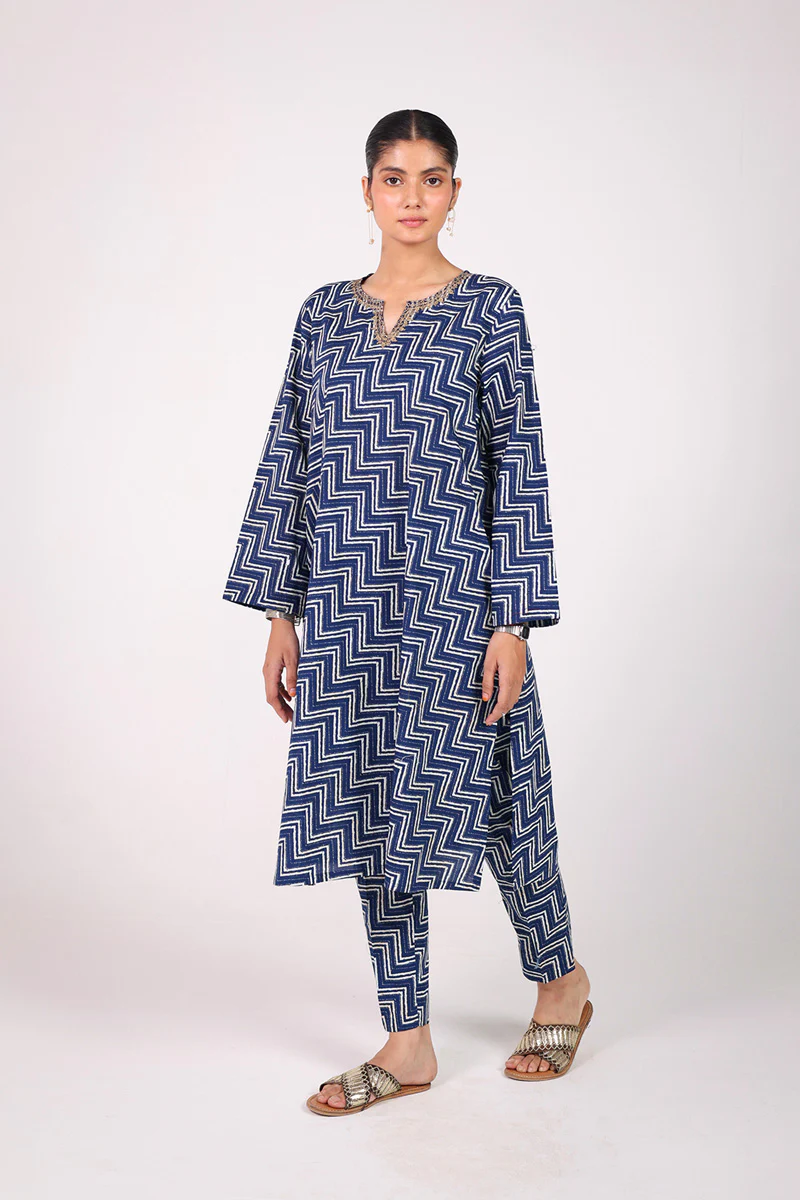 Blooming Bagh Chevron Duo - Image 8