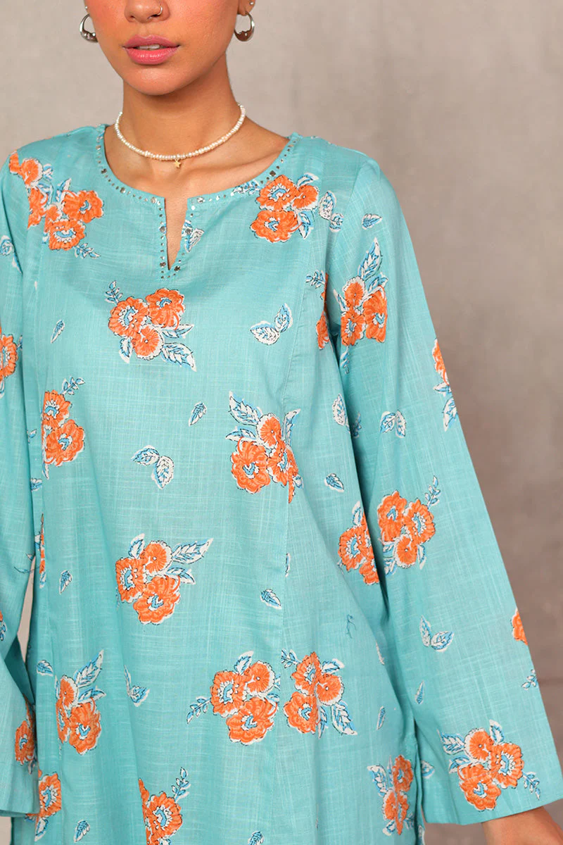 Indus Mukaish Bloom Ensemble - Image 13