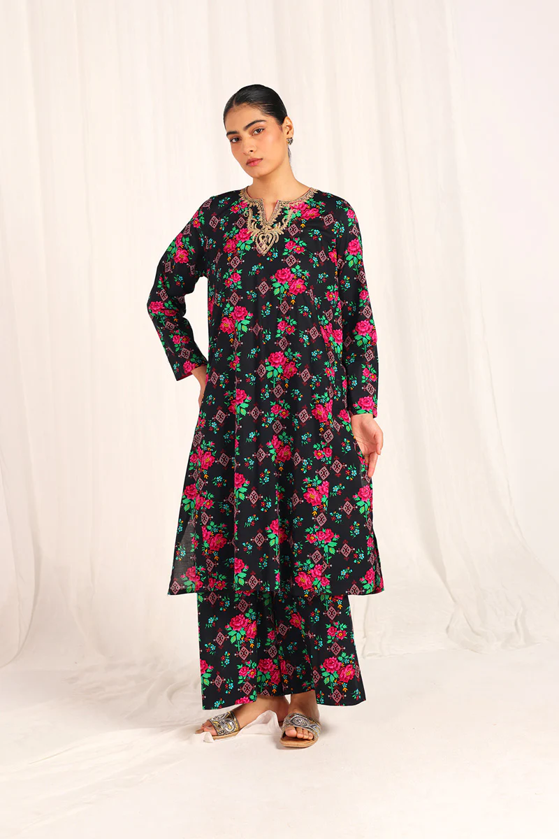 Balochi Booti Golden Thread Duo